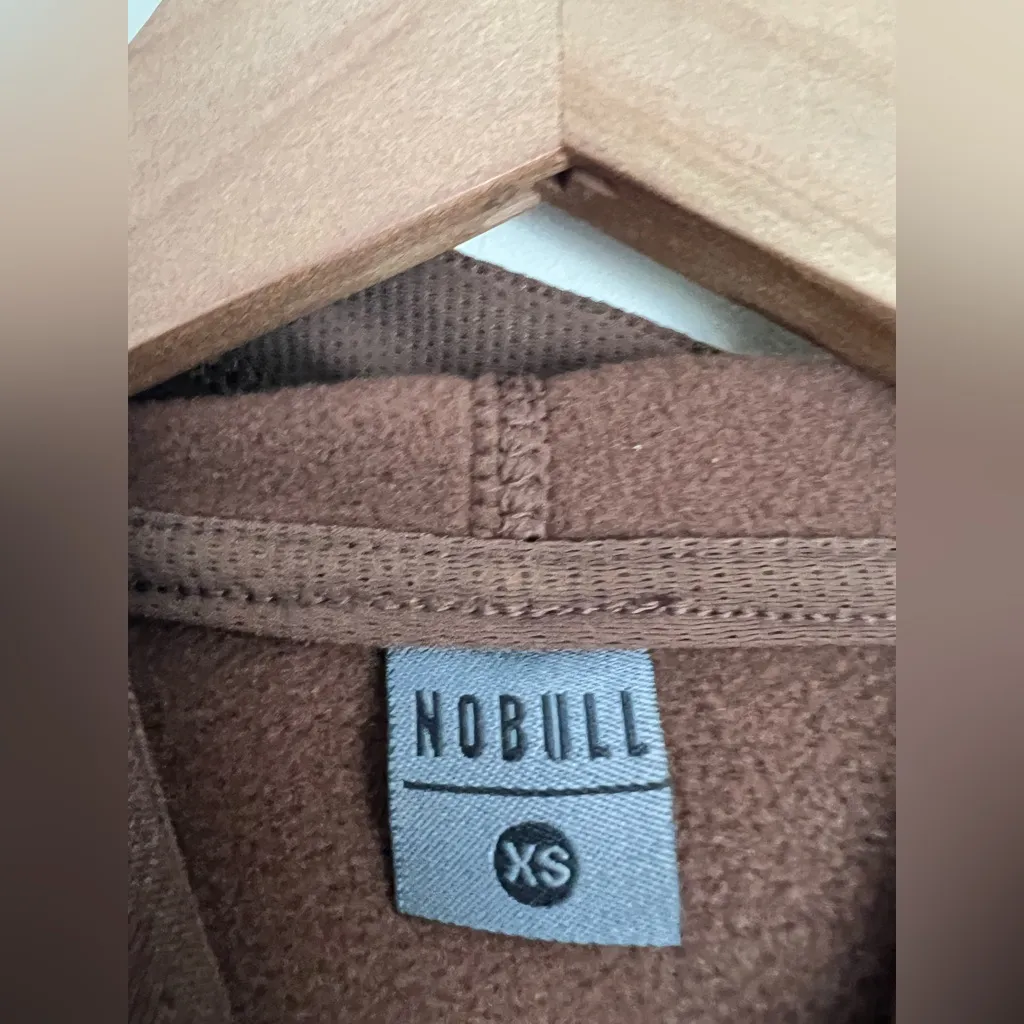 Nobull  Performance Pullover Hoodie XS Mocha Brown - Image 4