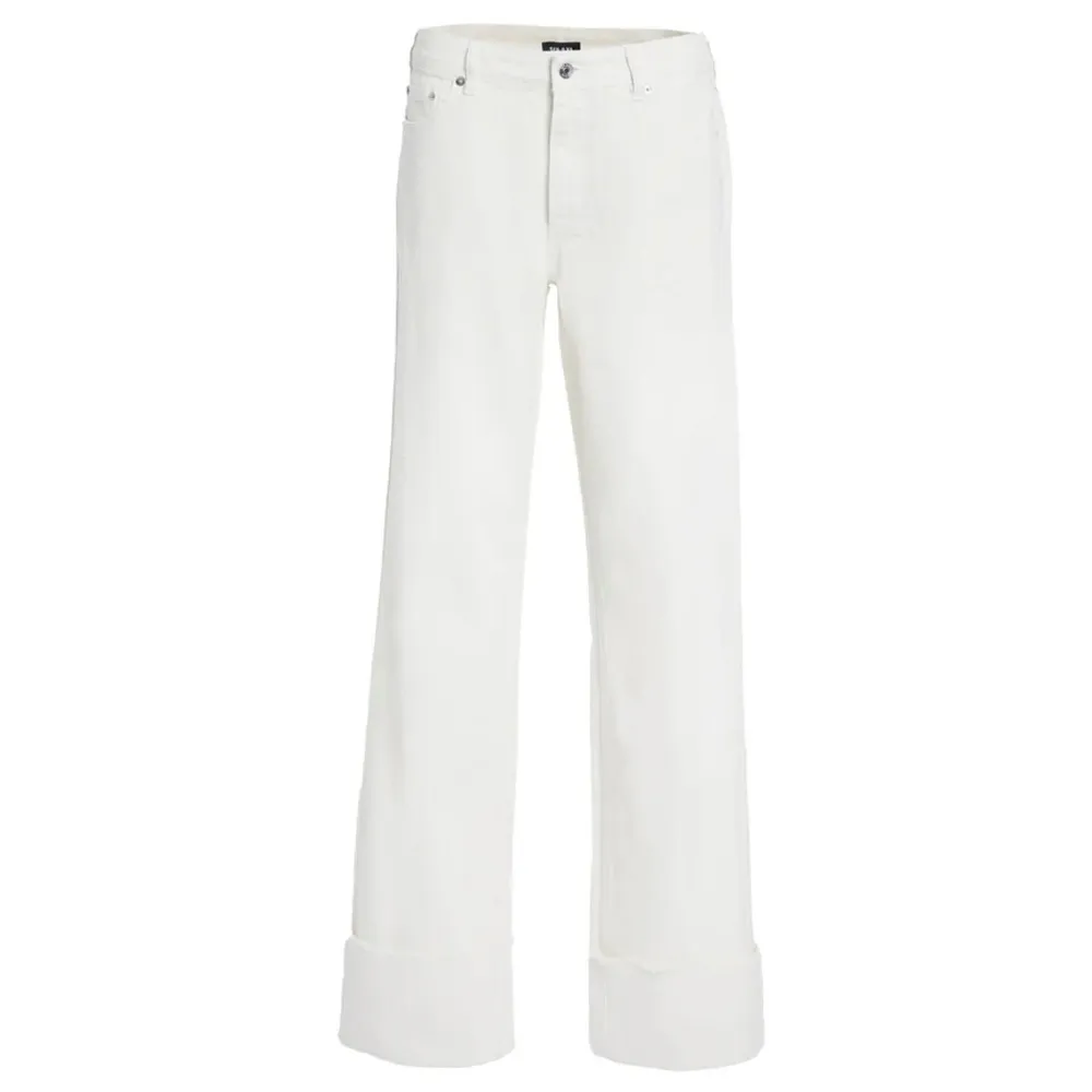 NWT SER.O.YA Margot Mid Rise Slouchy Boyfriend Cuffed Jeans Off White Sz 28 $348 - Image 5