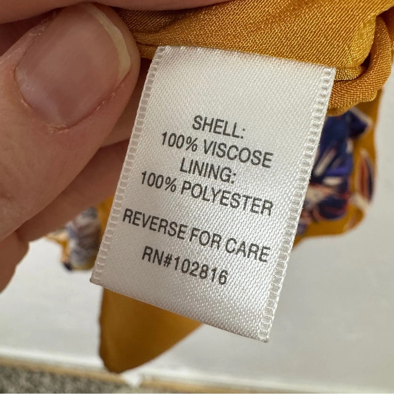 Garnet Hill Orange Purple Floral Cap Sleeve Mini Dress Womens 16 Boho Pocket - Image 6