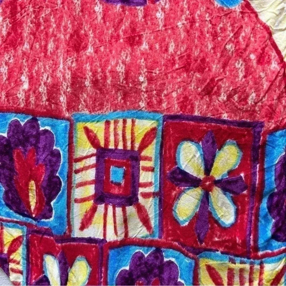 Jams World Retro Trinity Shirt Artsy Novelty Women’s Medium Floral Hippy Boho - Image 10