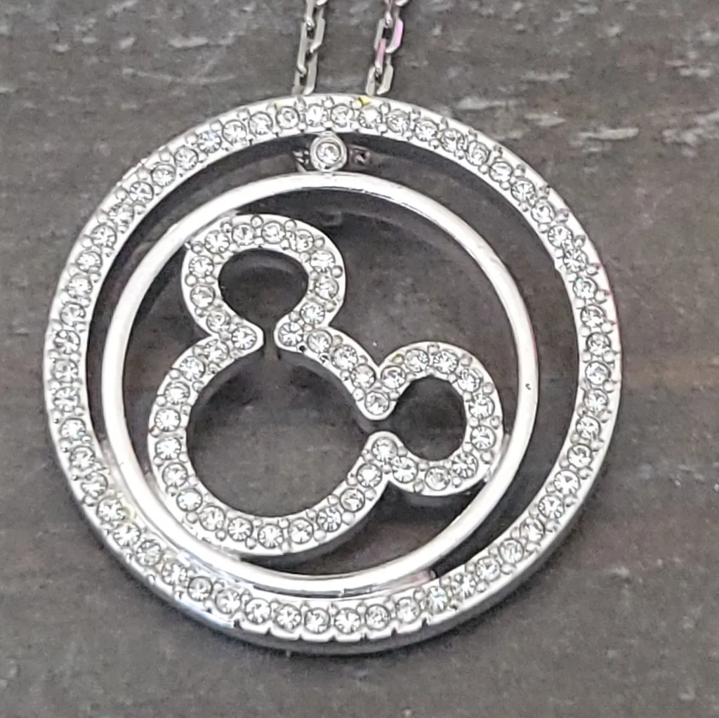 Swarovski Disney100 Mickey Mouse pendant necklace Silver - Image 3