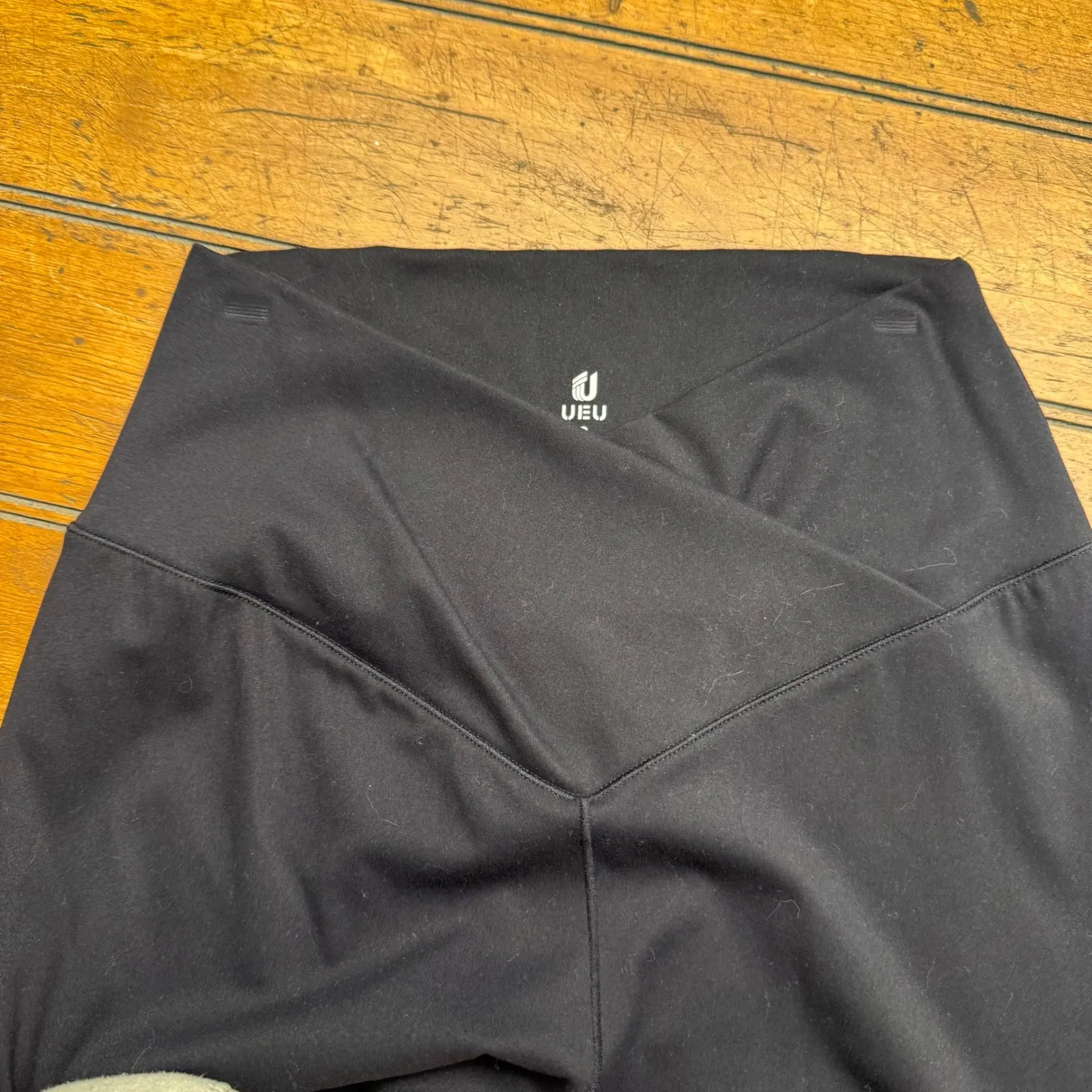 UEU Black High Waist Flare Leggings Yoga Pants Women's Size S - Image 2