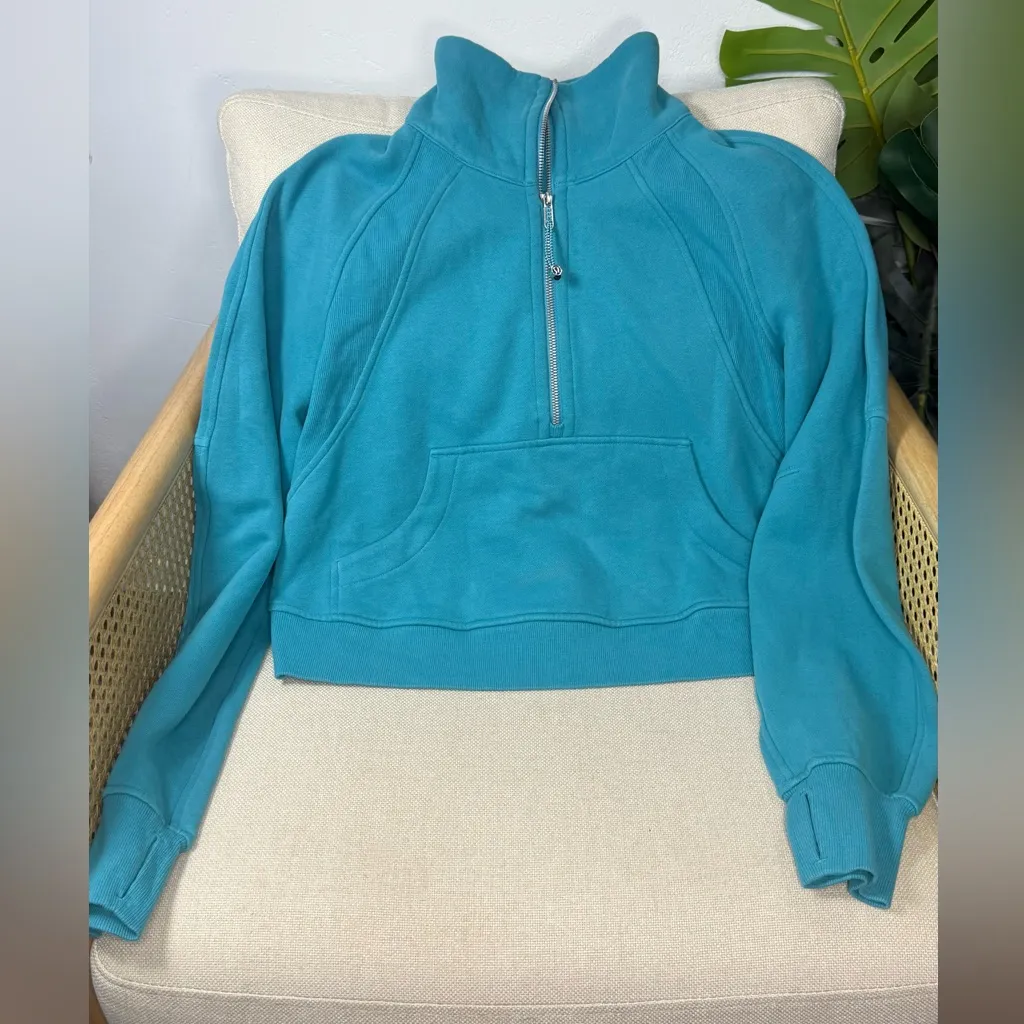 Lululemon Scuba Oversized Funnel Neck Half Zip Size XS/S - Image 7