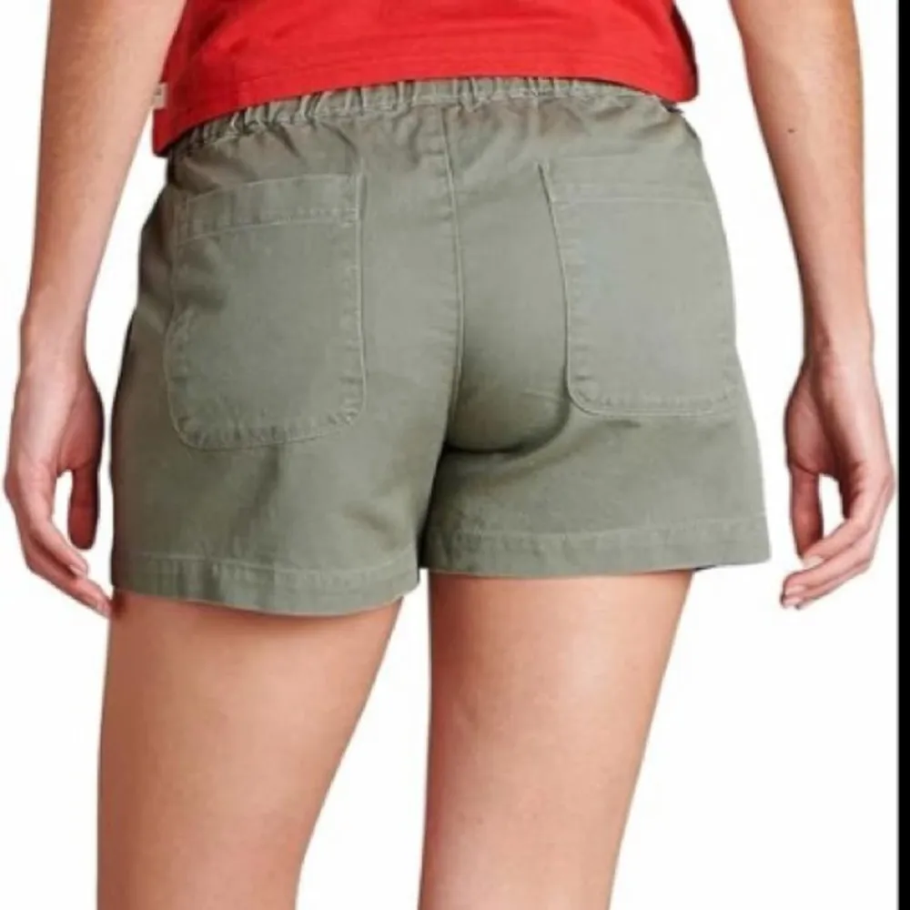 Toad & Co  Molera Pull On Tie-Waist Army Green Shorts - Image 7