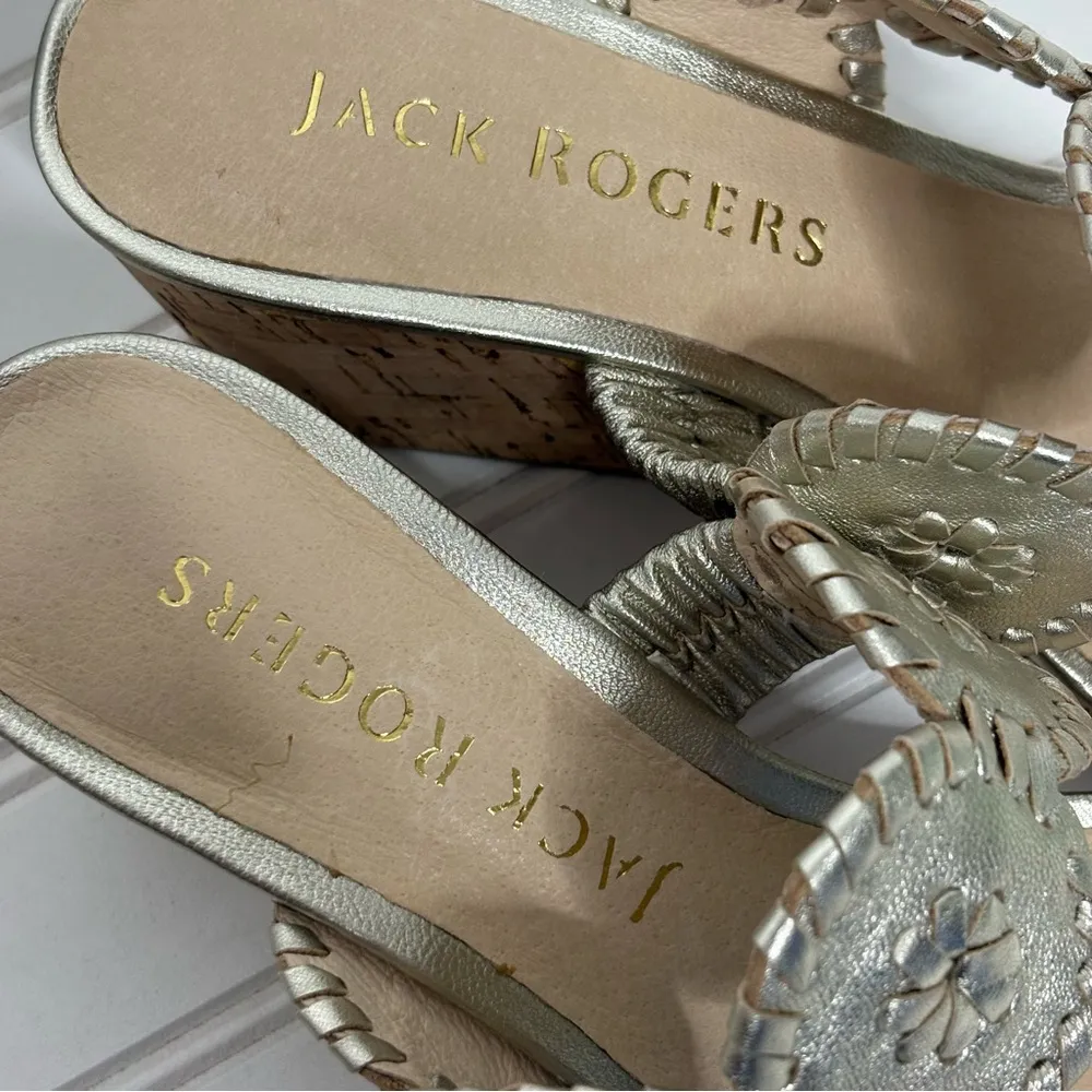 Jack Rogers Luccia Metailc Sandals with Braided Straps - Image 6