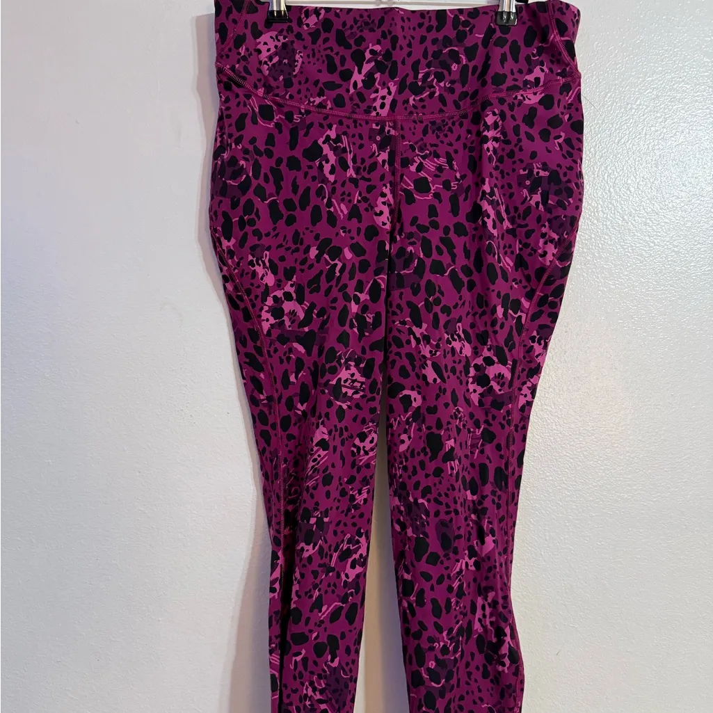 Lululemon Base Pace Vibrant Magenta Patterned Leggings - Image 4