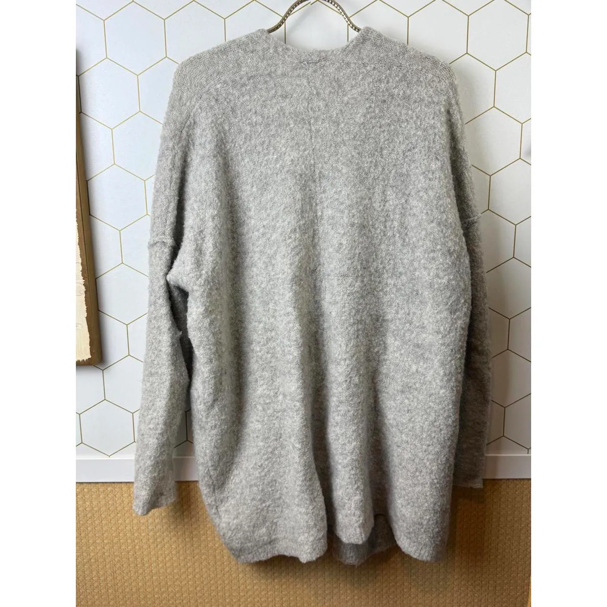 Free People Phantom Gray Wool Blend Cardigan Sweater - Size - XS - Image 3