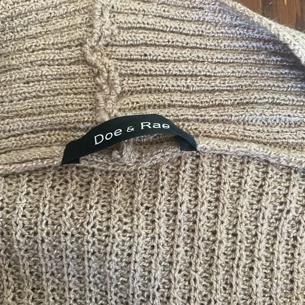 Doe & Rae mauve open cardigan - Image 2