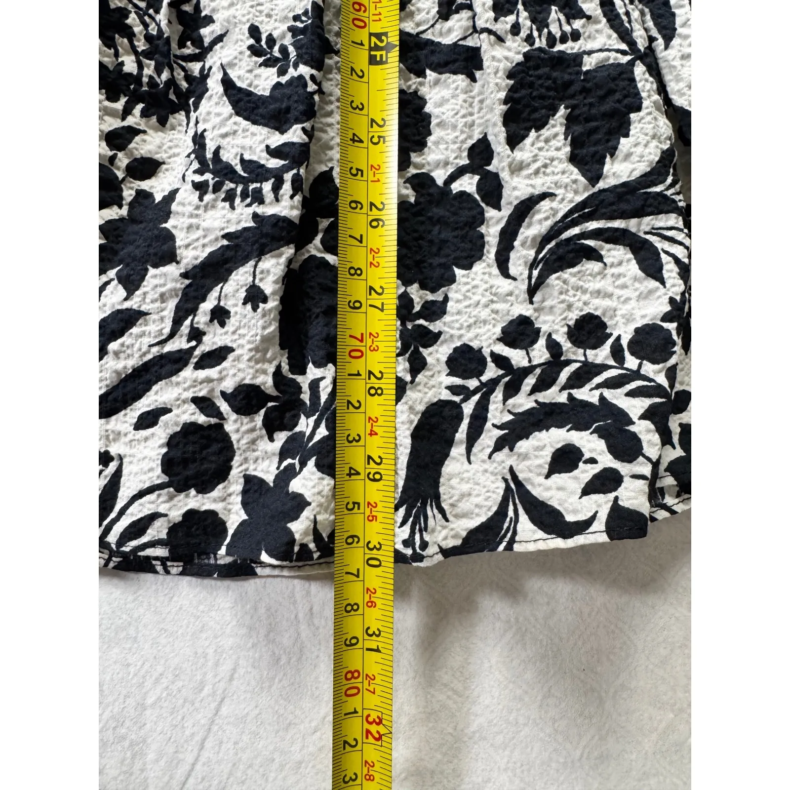 MISA Los Angeles Off The Shoulder Floral Print Smocked Waist Mini Dress XS/S - Image 7