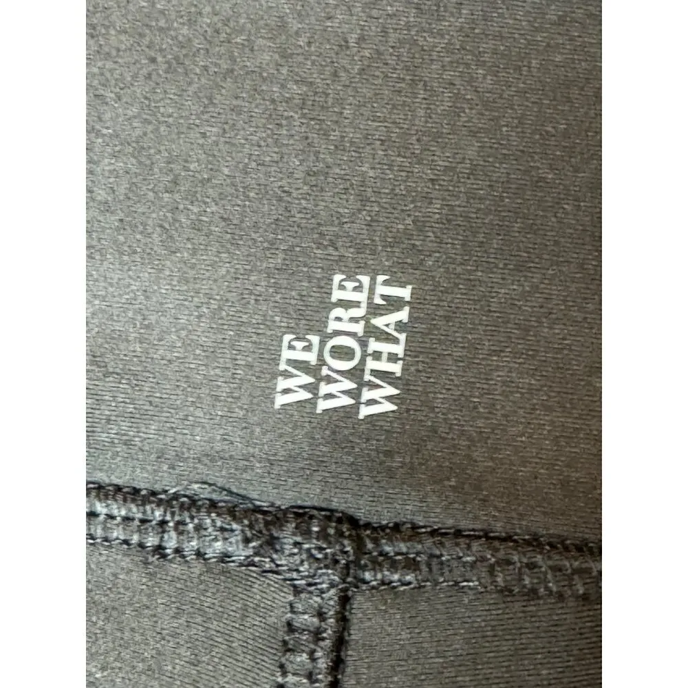 WEWOREWHAT Black Lace‎ Up Biker High Rise Athletic Shorts Size S NWT - Image 6