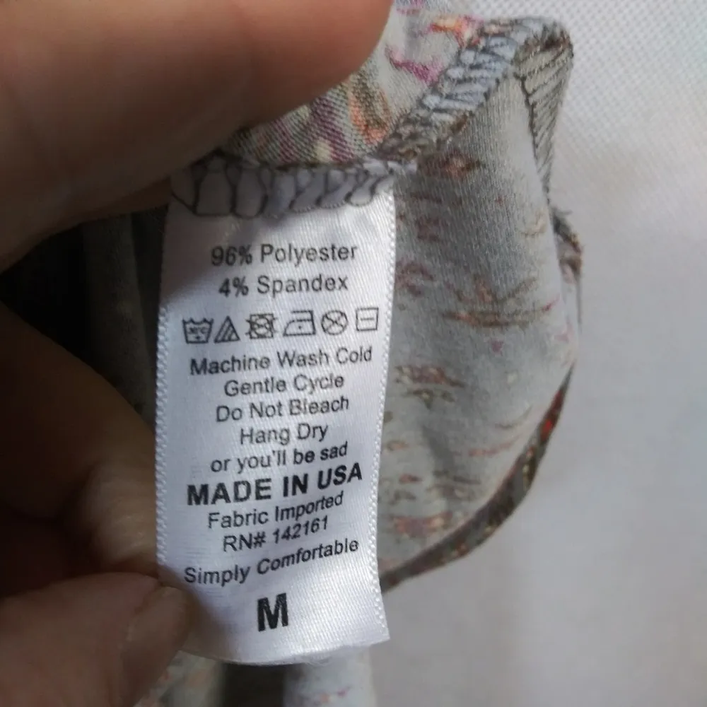 Lularoe Paisley Print Short Sleeve Tee Shirt Dress Size M - Image 6