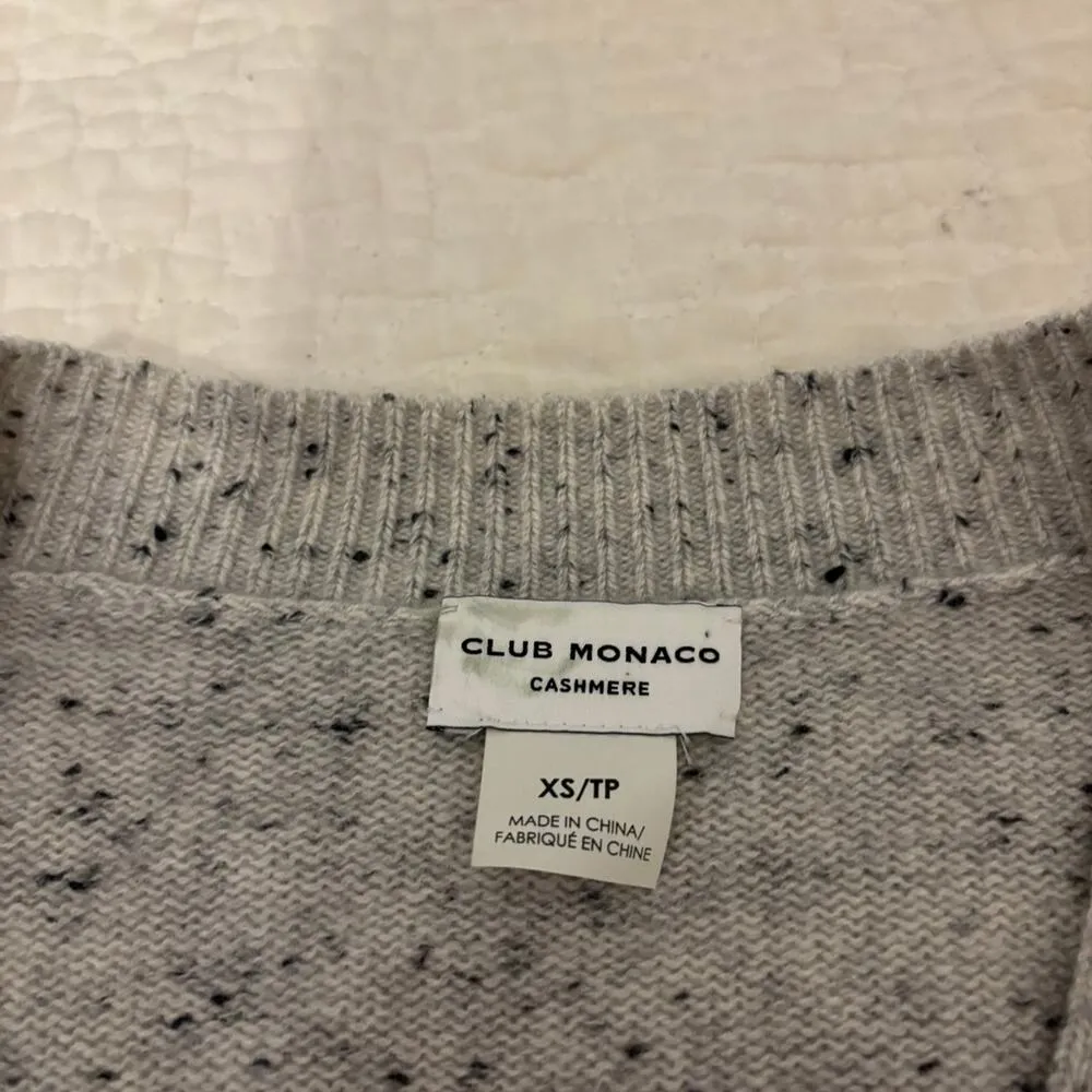 Club Monaco Cashmere Cardigan Gray Size XS - Image 4