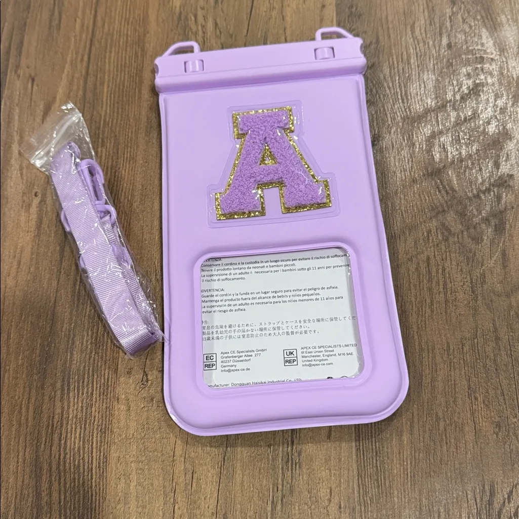 Purple Waterproof Phone Pouch - Image 2