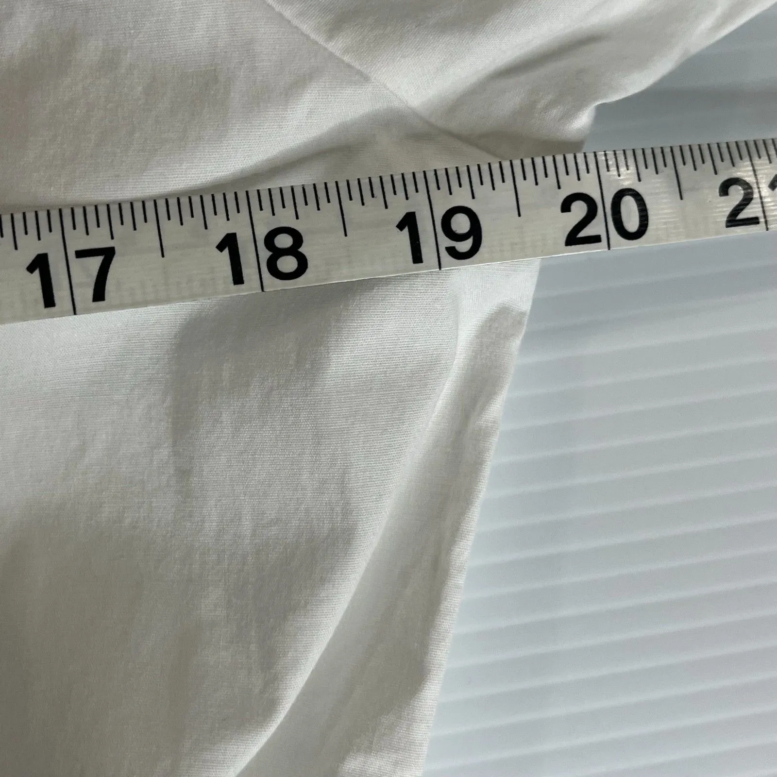 Eileen Fisher Women's Full Zip Shirt M White Top Long Sleeve Stretch Blouse - Image 4