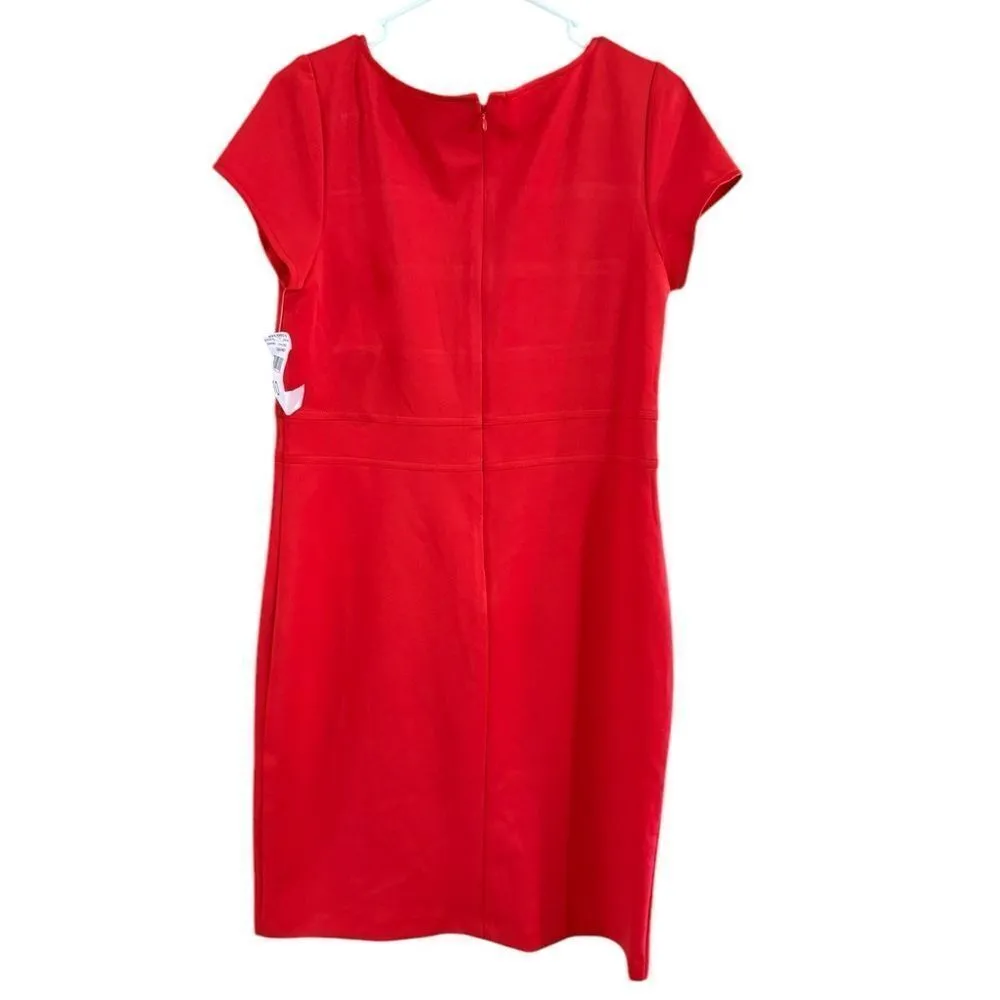 Studio One Red Short Sleeve Dress Size 10 NWT - Image 11