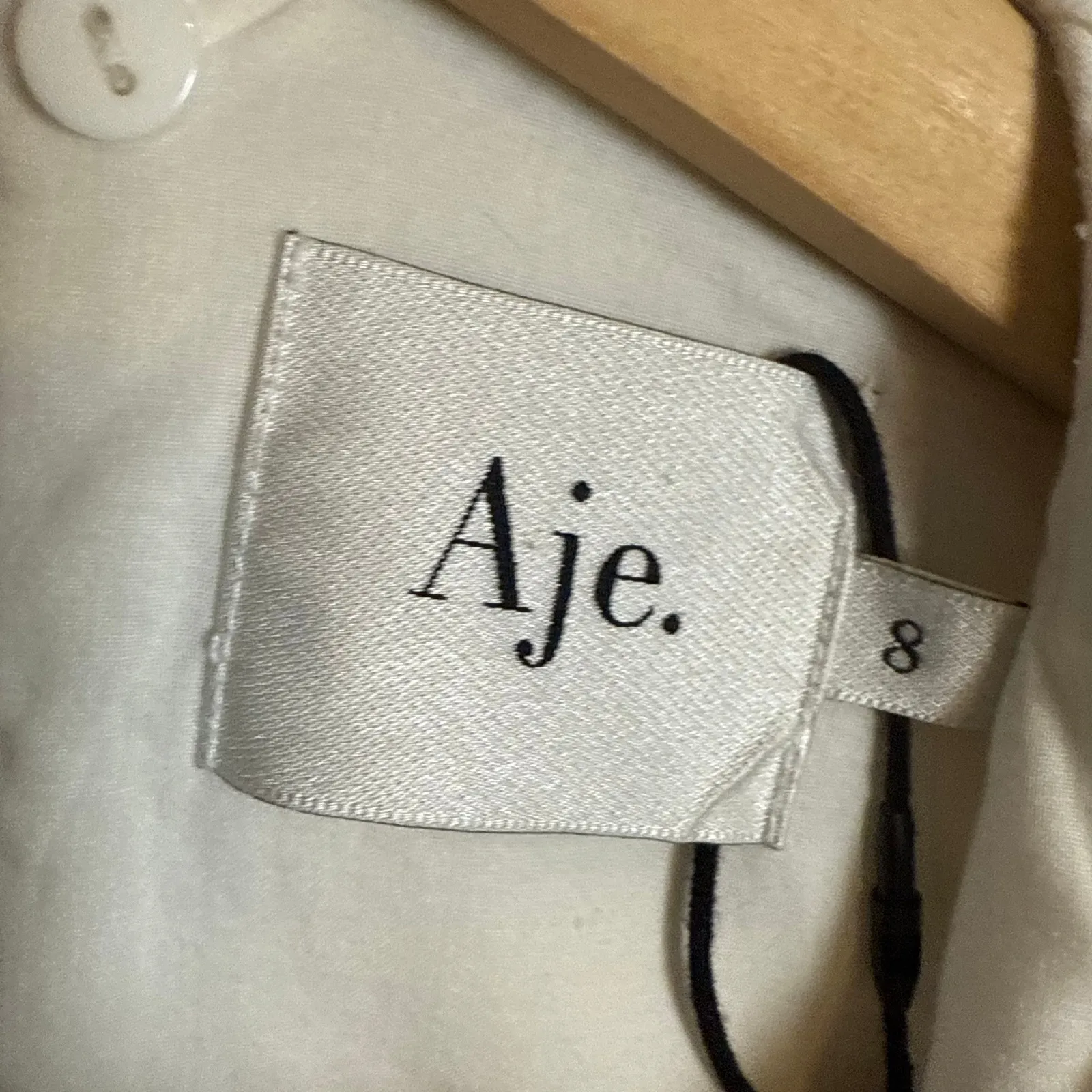 Aje Introspect Ivory White Cut Out Pleated Linen Blend A - Image 5