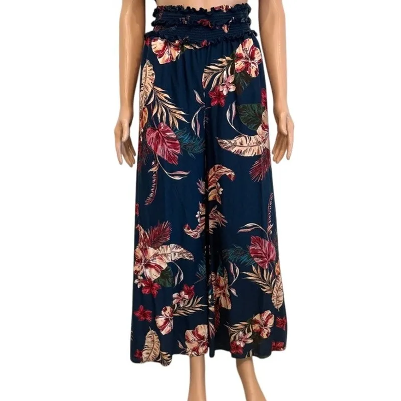 Patrons of Peace Angelo small wide leg flowy floral pull on pant P3 2947 - Image 12