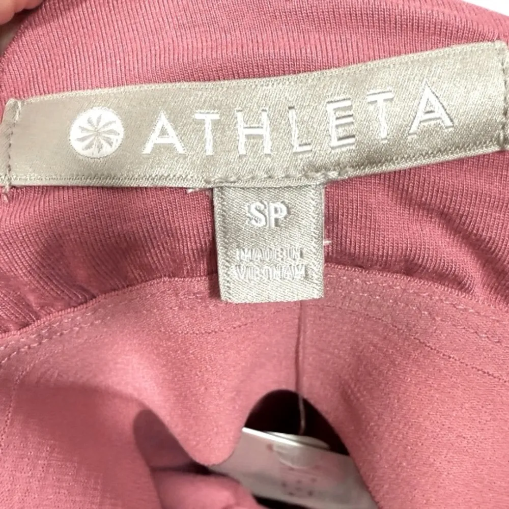 NWT‎ Athleta Mariposa Midi Dress Guava Rose Size SP Athletic Dress Activewear - Image 4