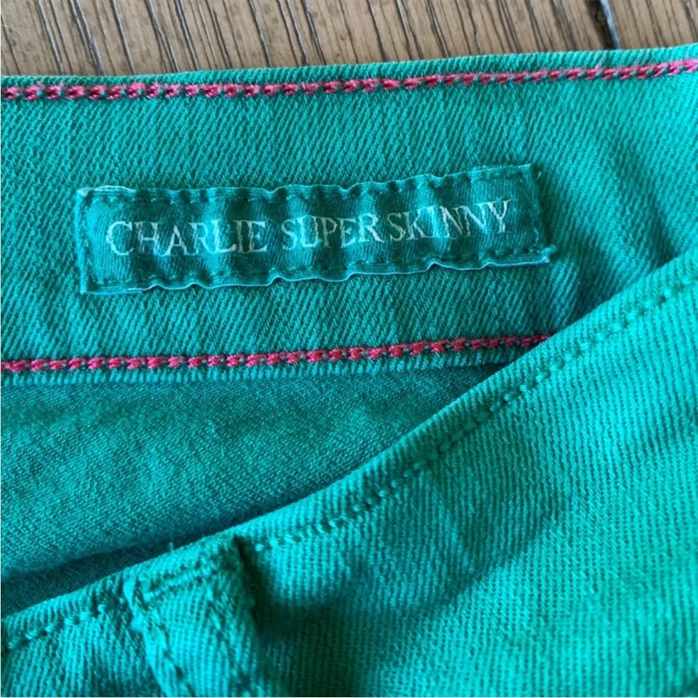 Lucky Brand Charlie Green Super Skinny Jeans 2/26 - Image 7