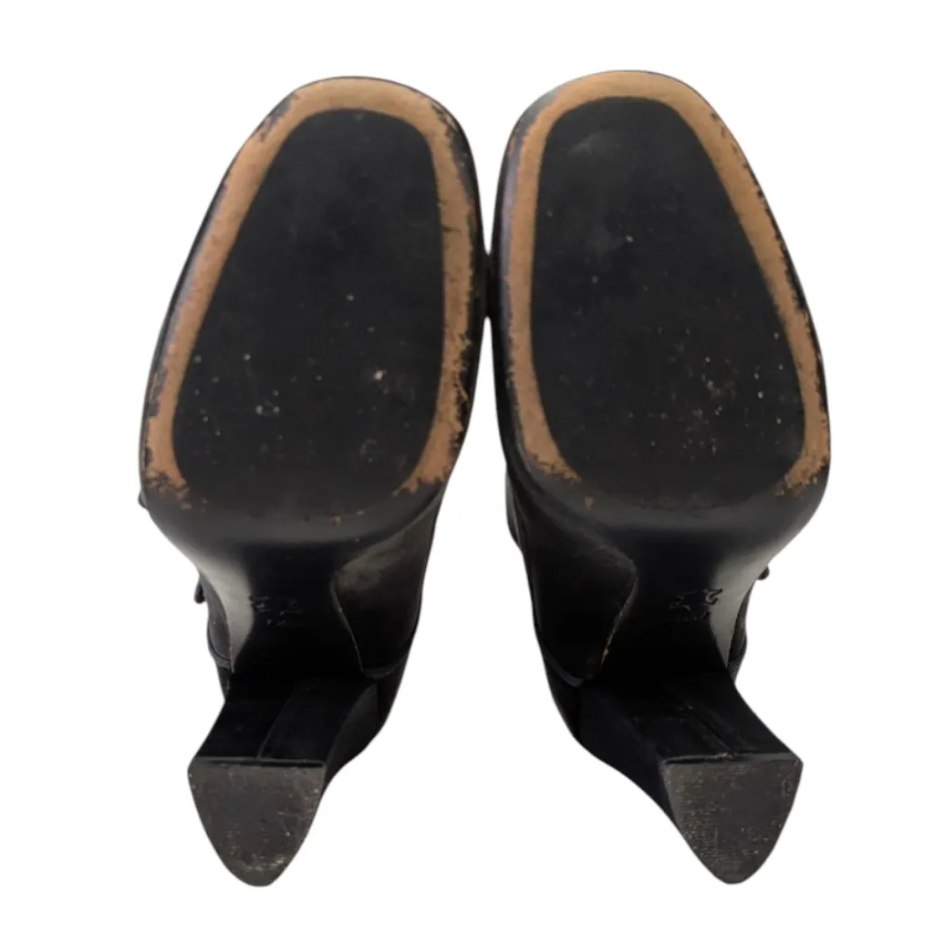 Tory Burch Carley Velvet Monk Strap Booties $395 Size 7.5M   S3984 - Image 13