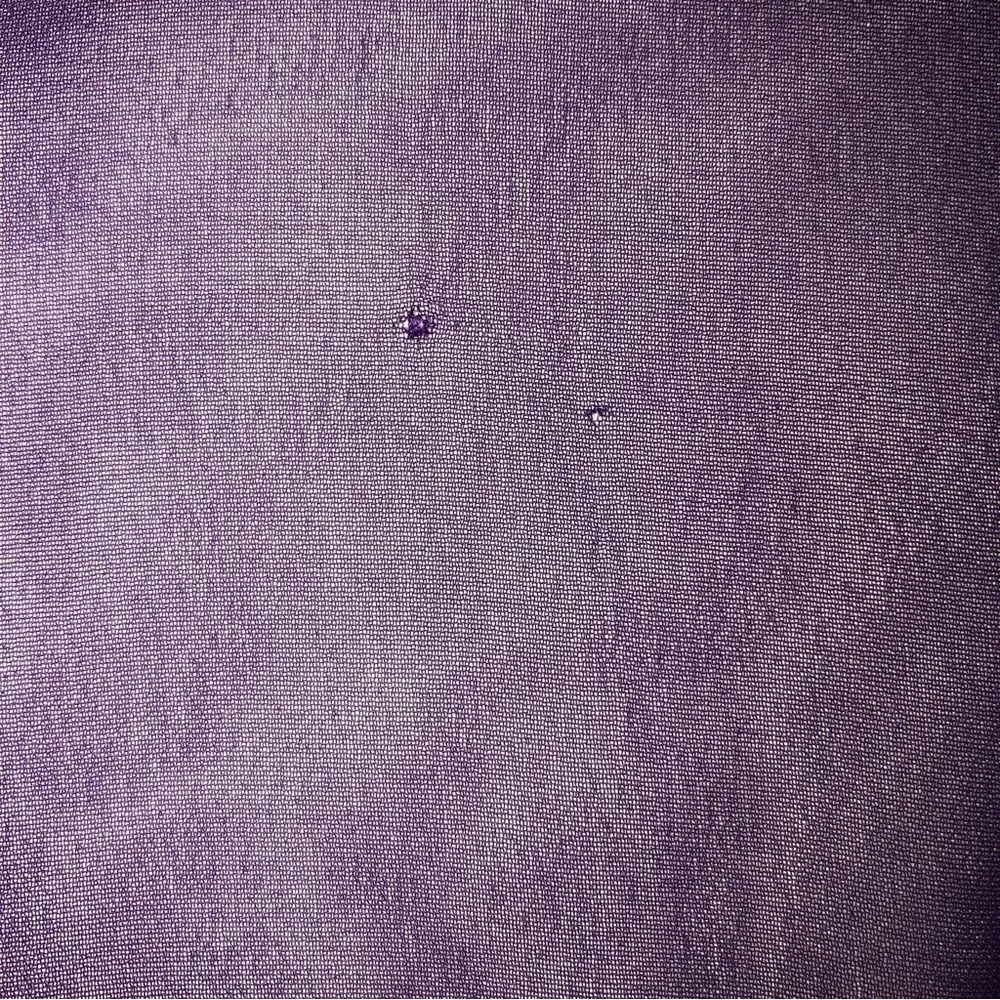 Sheer Purple Open Wrap Cover Purple Sequins Laser Cut Long Sleeve Top Jacket Size L - Image 10