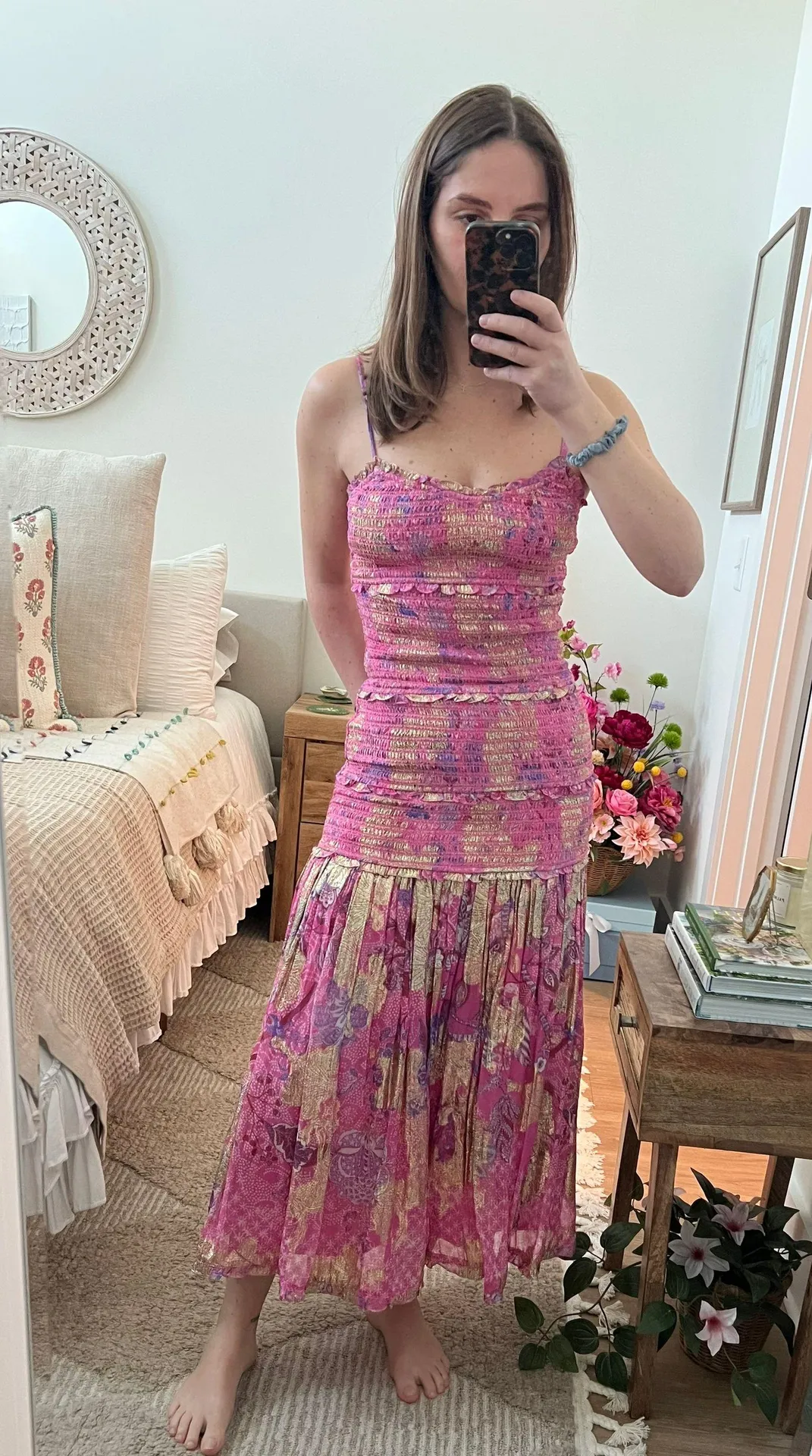 Hemant & Nandita Pink Dress - Image 5