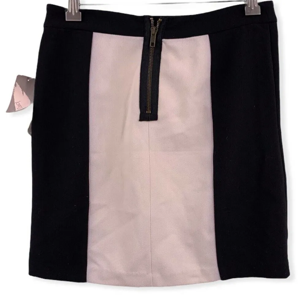 Forever 21 Black Cream Mini Skirt New Small - Image 2