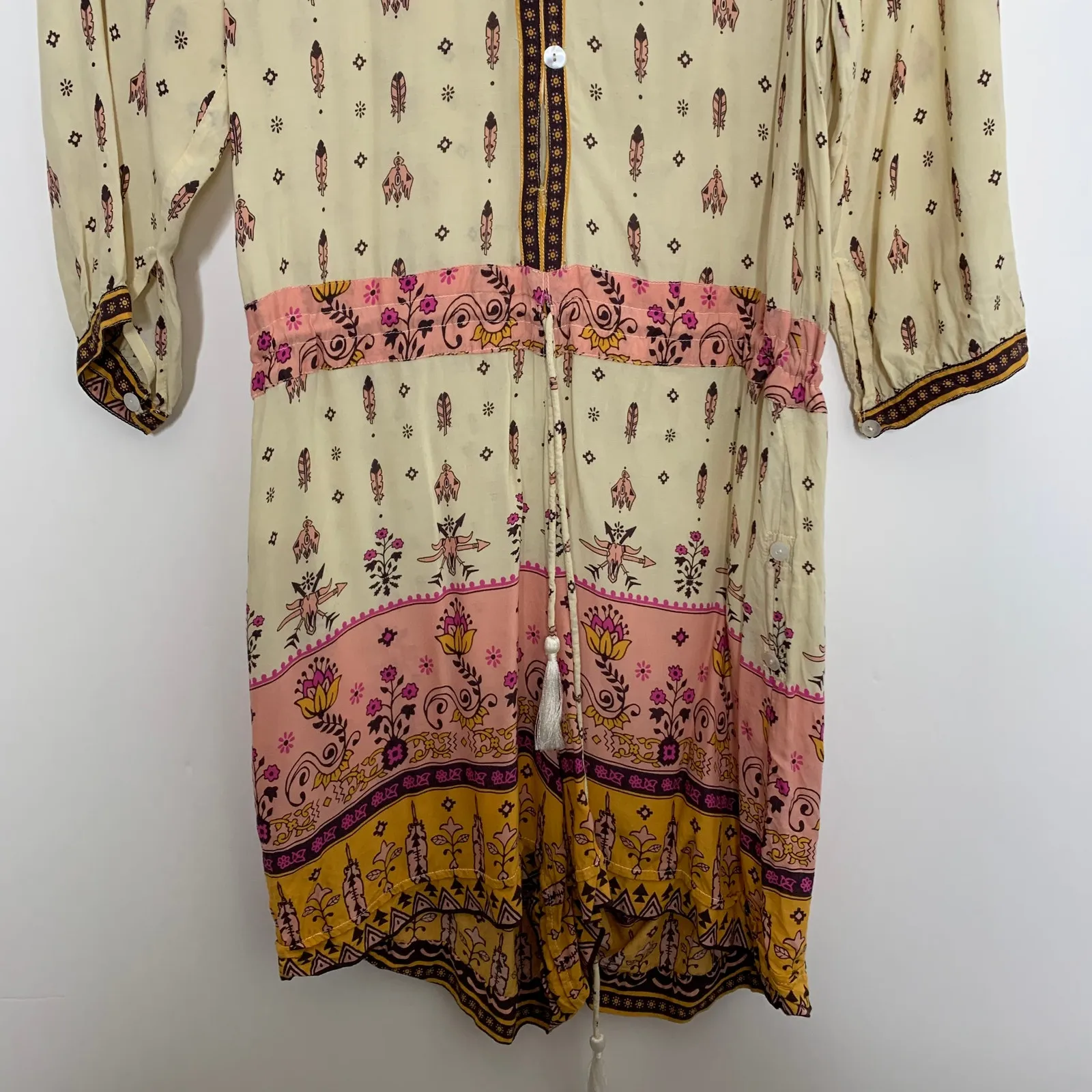 Spell & The Gypsy Desert Wanderer Playsuit Romper High Noon Australia Womens 8 Brown - Image 5