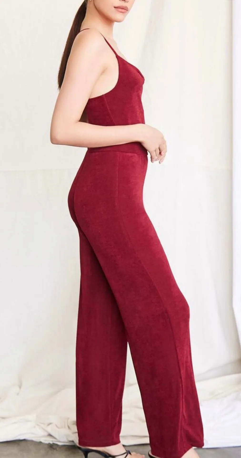 Cowl Neck Cami Jumpsuit - Image 3