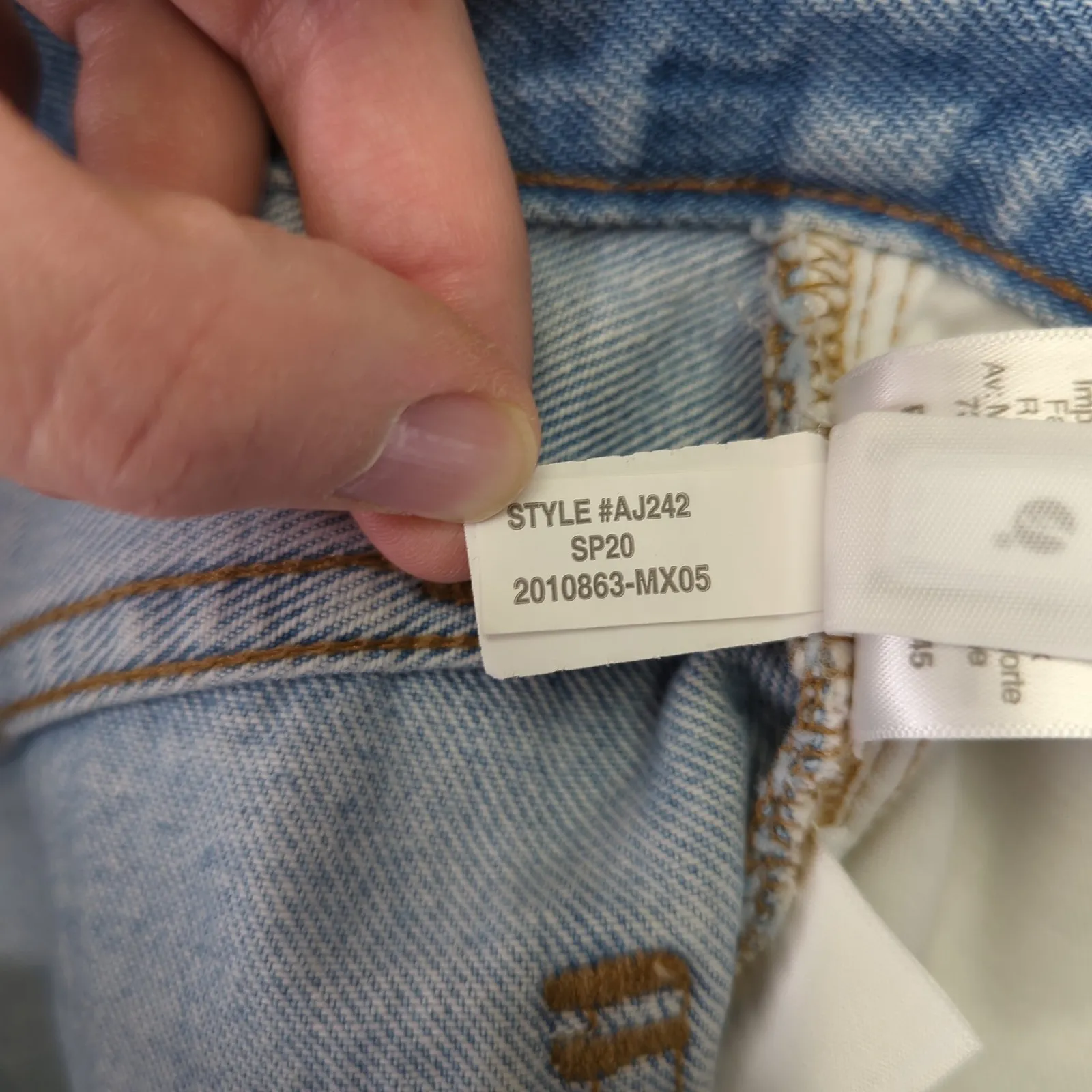 Madewell Relaxed Denim Shorts AJ242 Women's 28‎ Cutoffs Button Fly Rigid Denim - Image 7