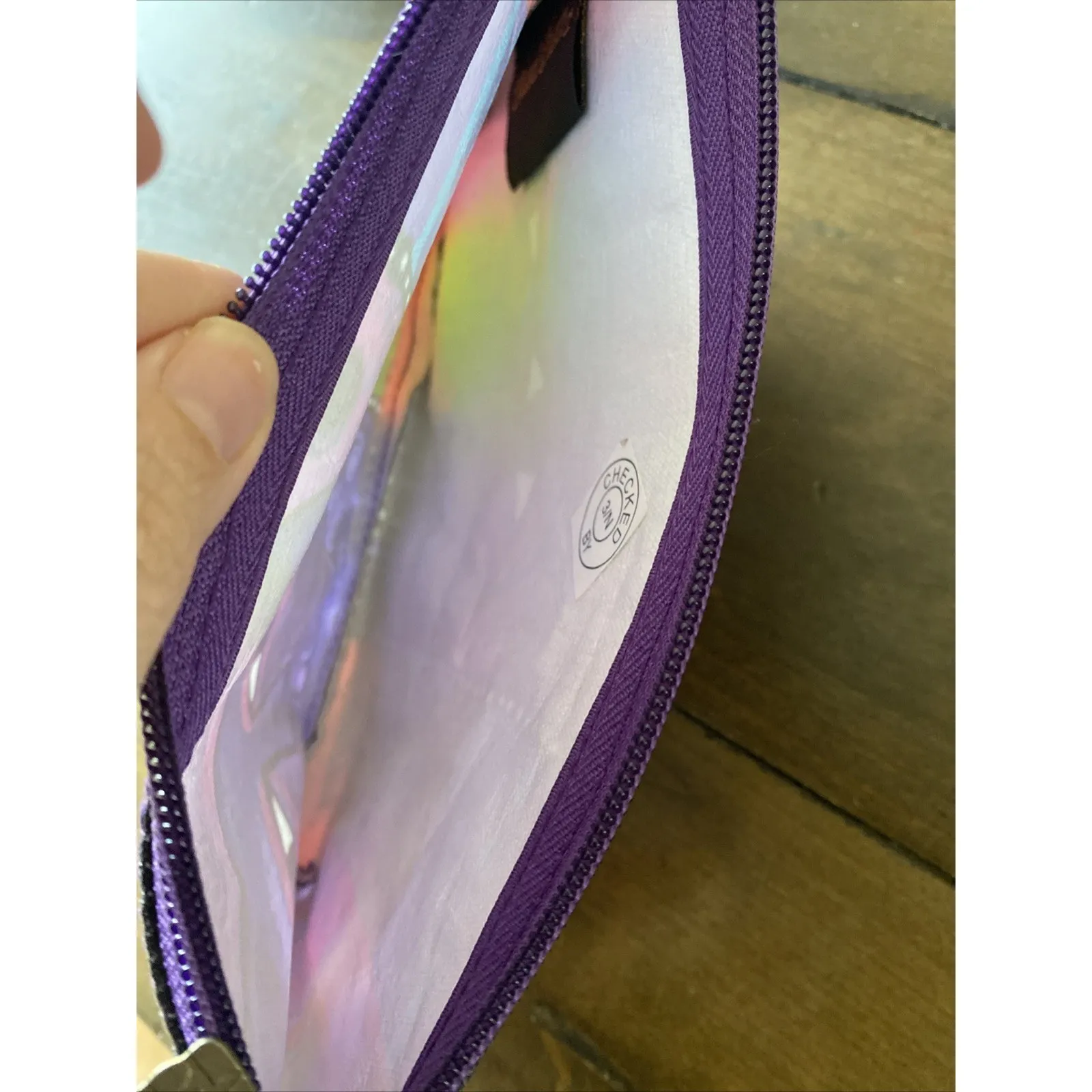 Laurel Burch Cat‎ Cosmetic Bag Zippered Travel Bag Feline Friends Artsy Bold - Image 6