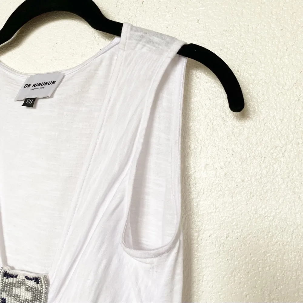De Rigueur Provisions Beaded Detail Sleeveless Top Size XS - Image 2