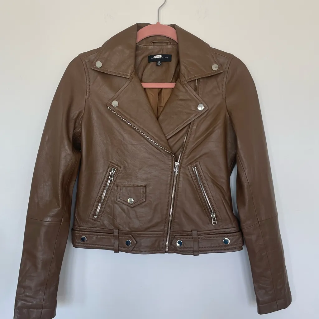 Slate & Willow REAL Leather Jacket - Image 2