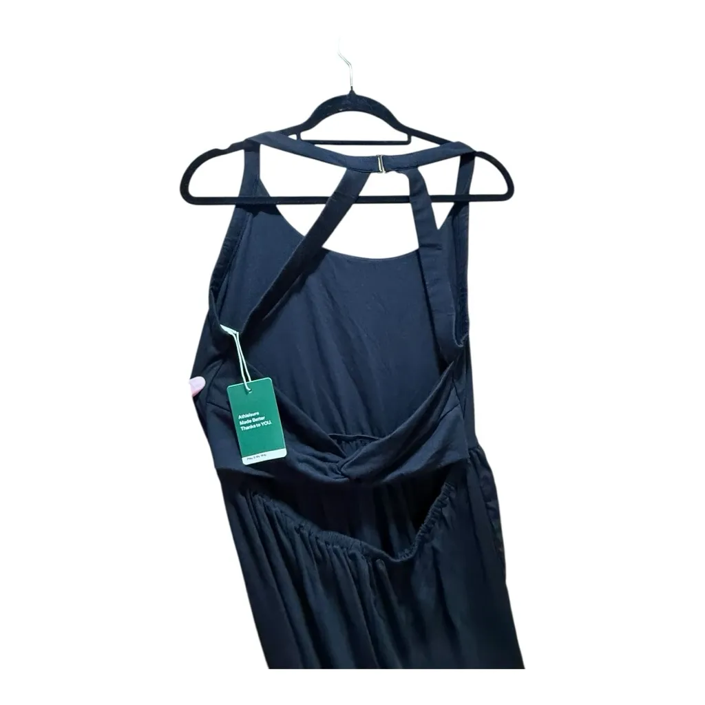 Halara U-Neck Harem Casual Jumpsuit w/ Pockets Easy Peezy D–F Cups XL NWT - Image 6