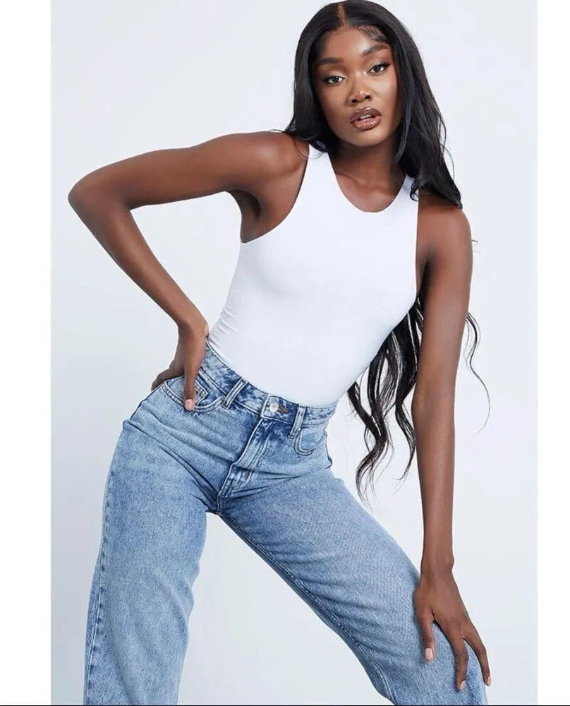 ISAWITFIRST 90’s High Rise Straight Leg Jeans - Image 7