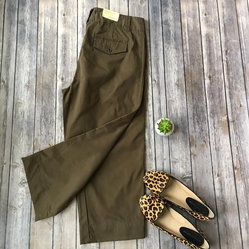 New Eddie Bauer Straight Leg Crop Pant Women 12 L Capri Vashon Fit 22" Inseam - Image 2