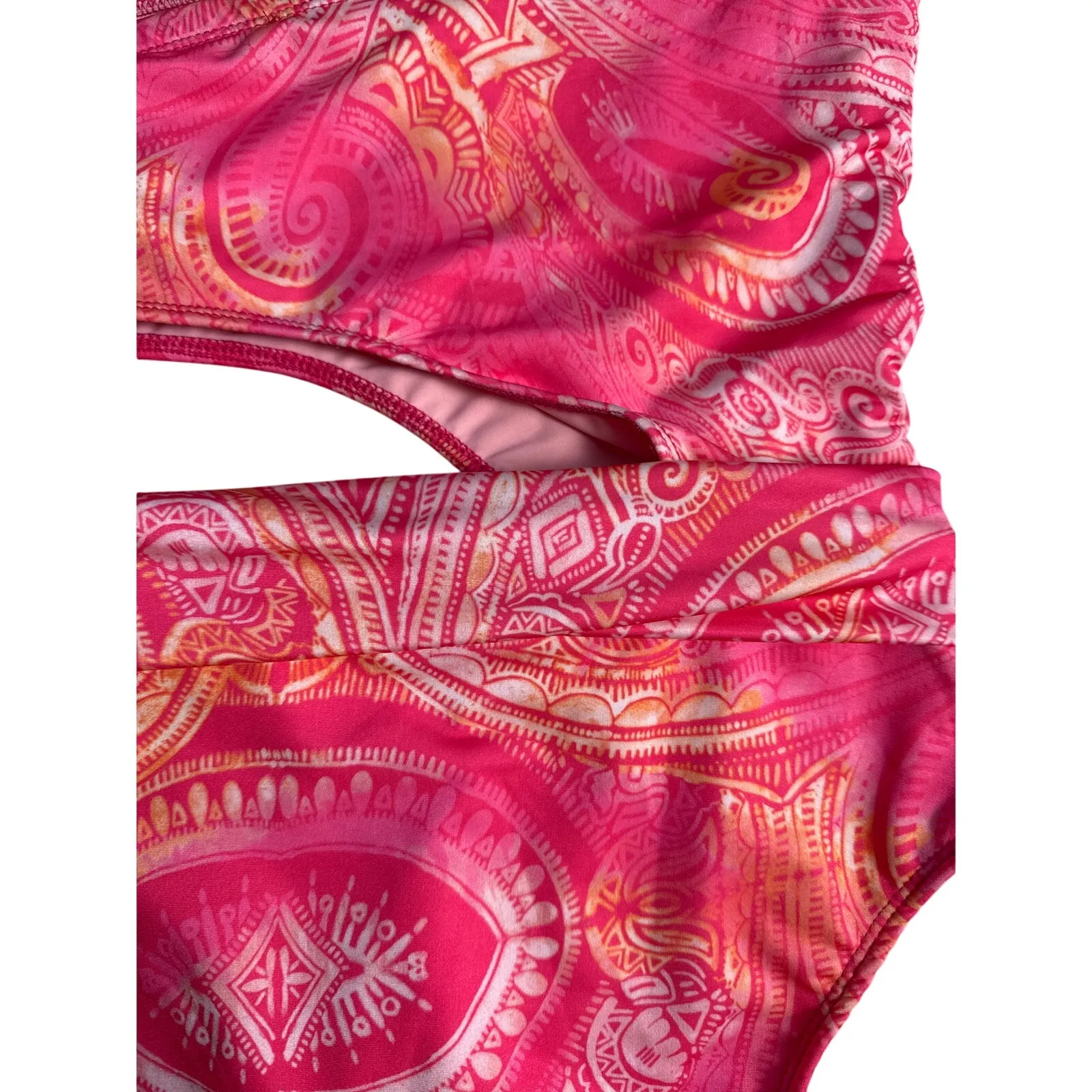 Ramy Brook Seashell Pink Strapless Cut-Out One Piece Gigi Swimsuit Size Medium - Image 8