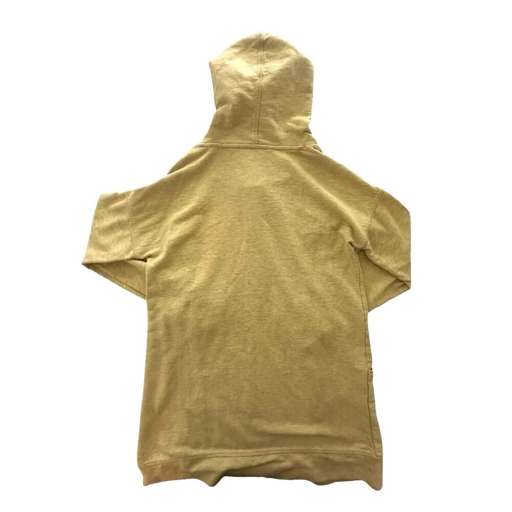 Soft Surroundings The Soho Hoodie Tunic Heather Yellow Split Hem Longline XS - Image 2