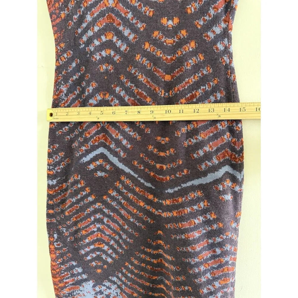 Peruvian Connection women Sleeveless 100% Pima Cotton Paisley  Midi Dress S - Image 7