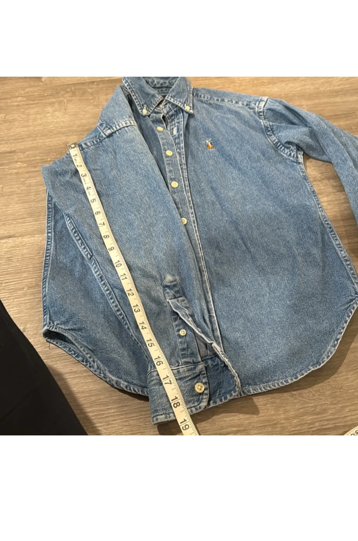 Vintage  Denim Top - Image 7