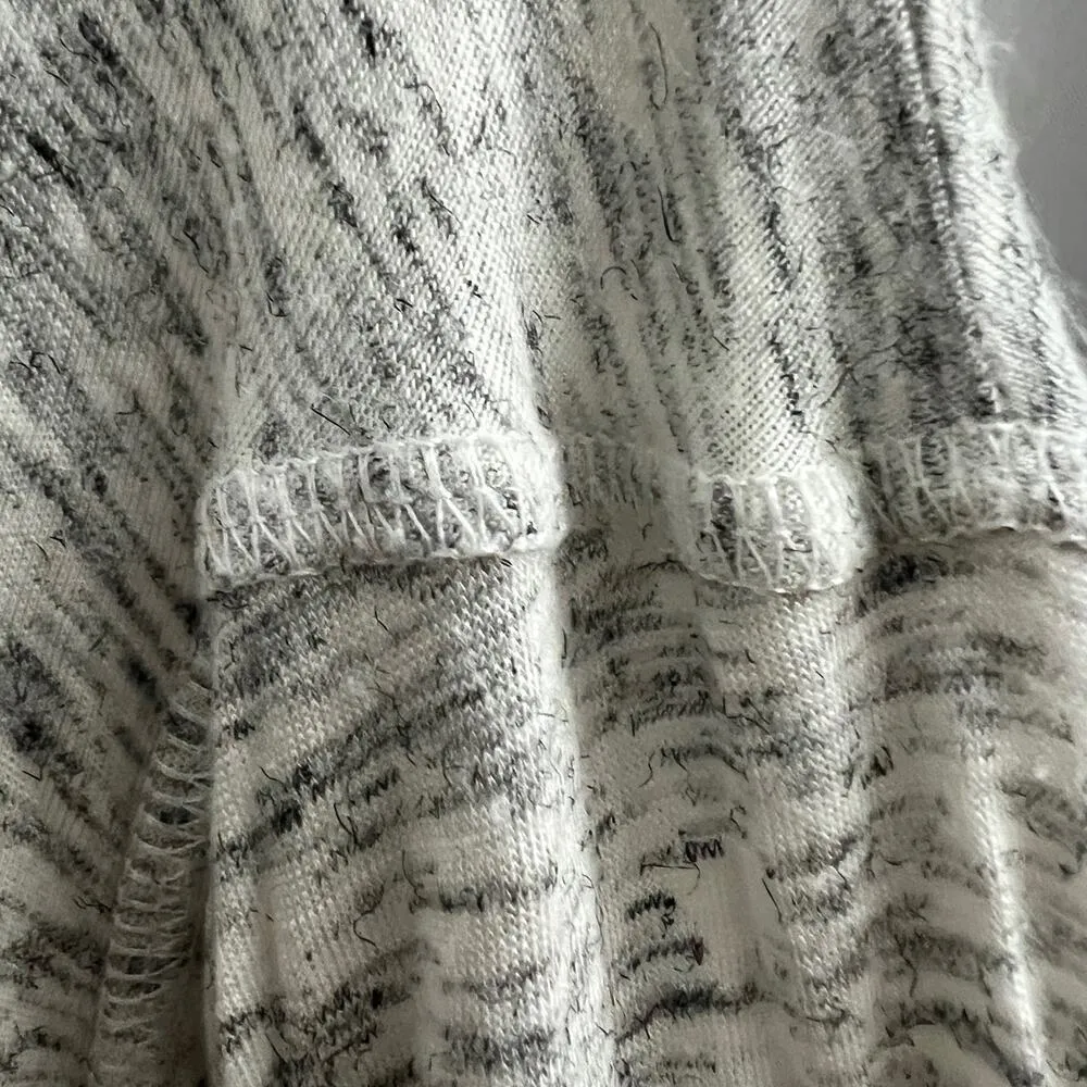 Superdry MEDIUM Gray Osakaya Pink Glitter Graphic Tee Shirt T-Shirt Long Sleeve - Image 6