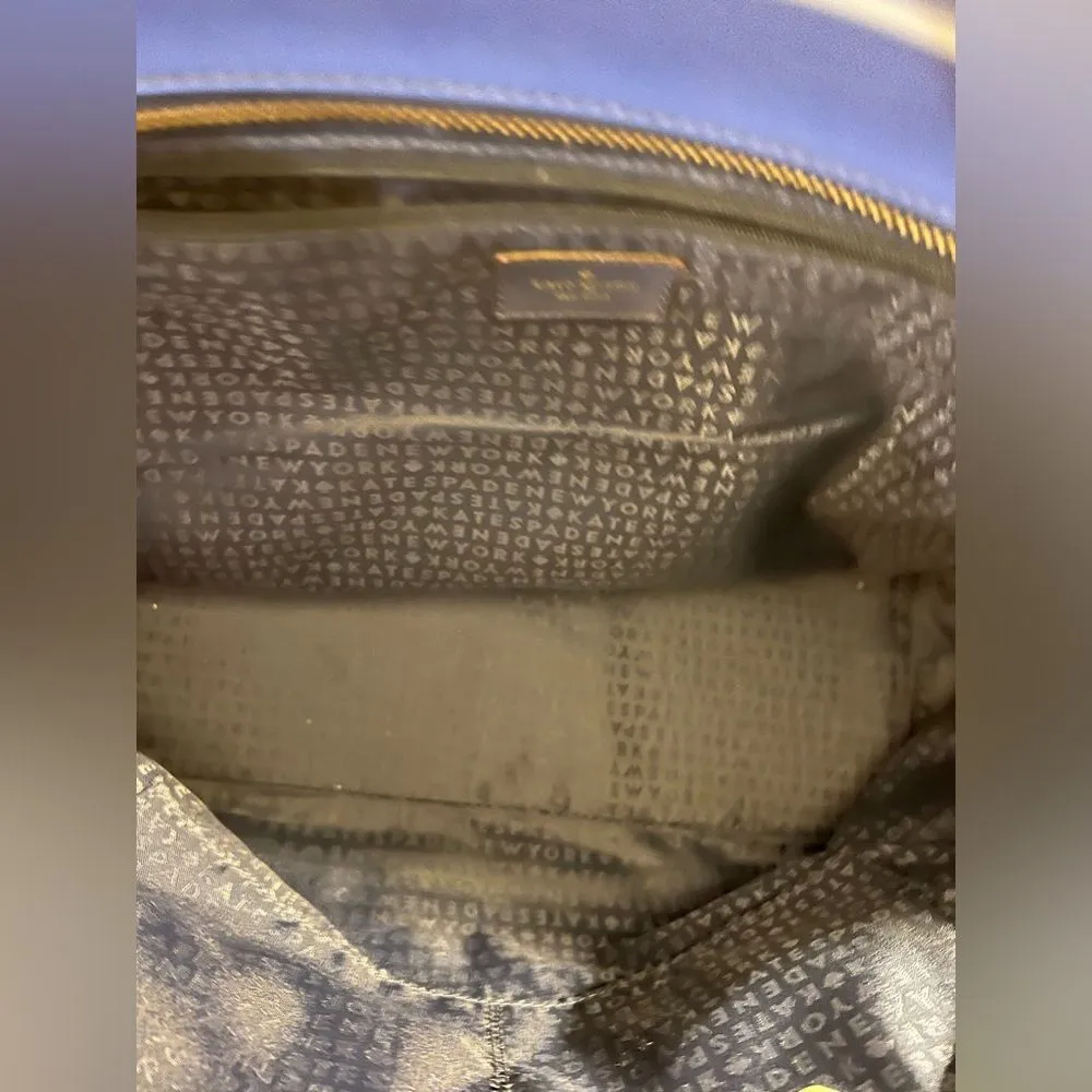 KATE SPADE Eden Street Margareta Stripe Saffiano Leather XL tote- gorgeous bag - Image 11