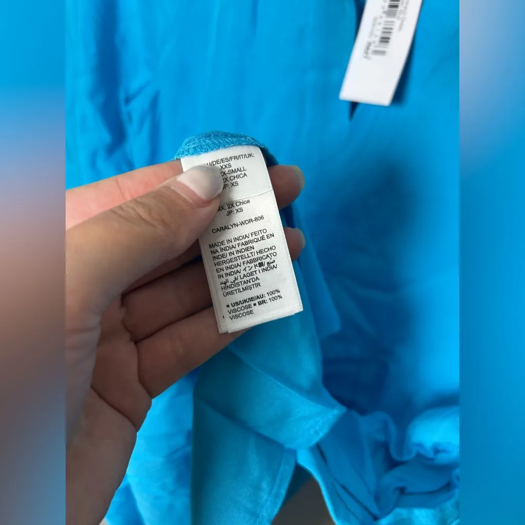 The drop baby doll dress Blue Size XXS - Image 3