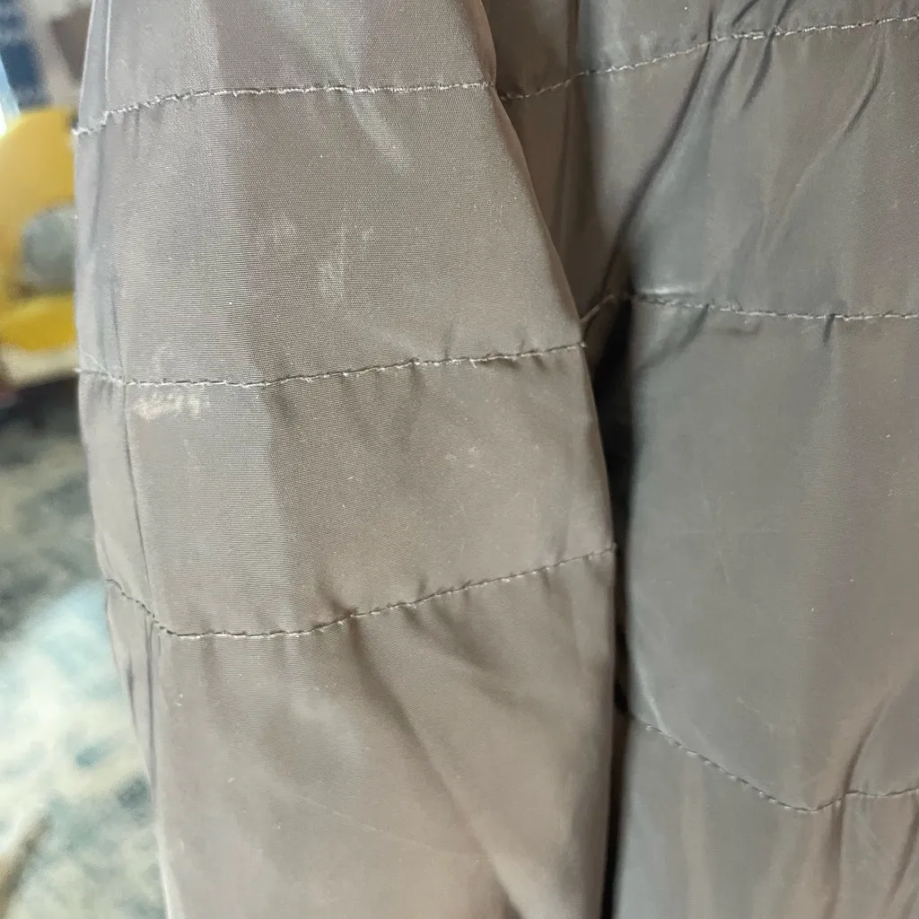 DKNY  Charcoal Down Hooded Puffer Coat - Image 12