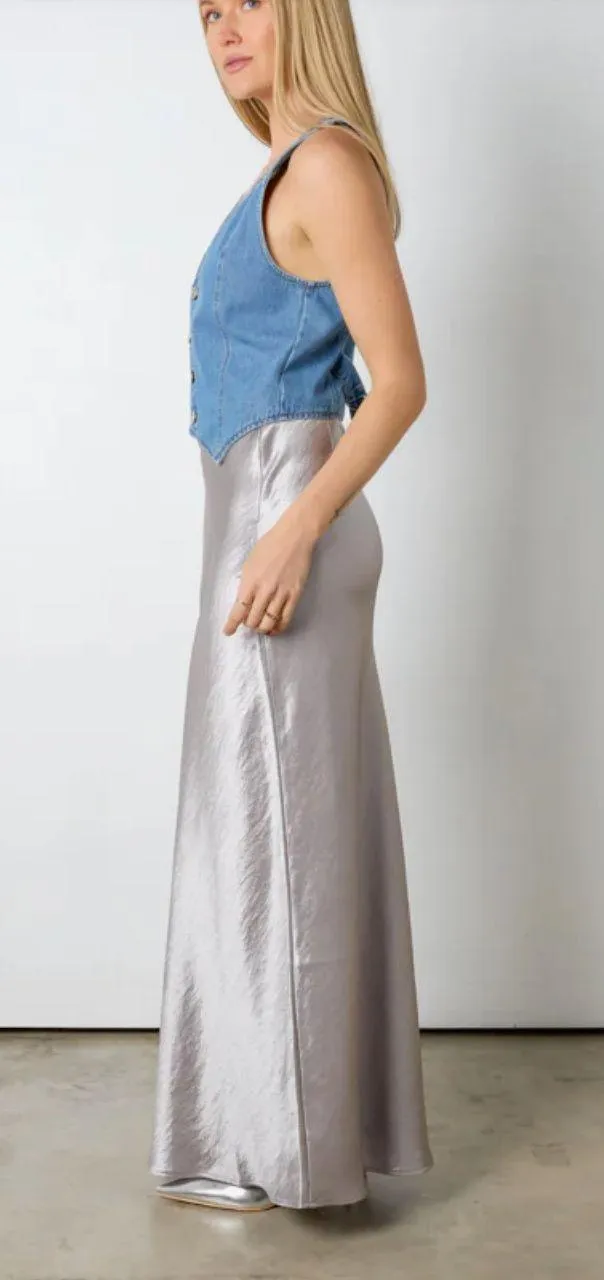 Vestique Satin Maxi Skirt - Image 4