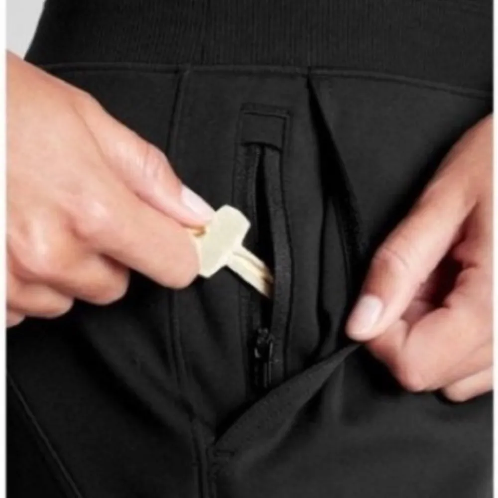 Athleta Venice Textured Jogger In Wavy Dash Black SW1647 Size S Petite - Image 4