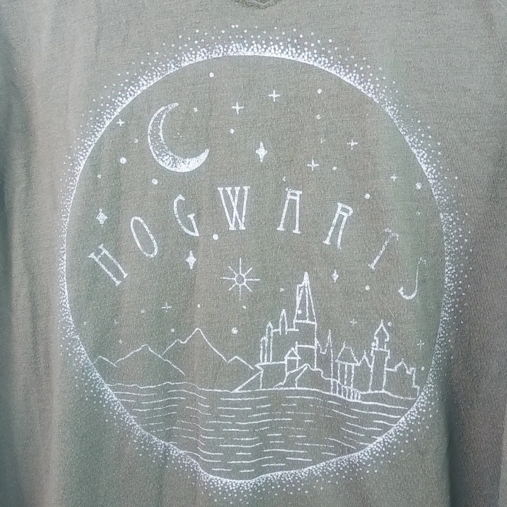 Hogwarts Harry Potter M Olive Tank Top Green Size M - Image 4