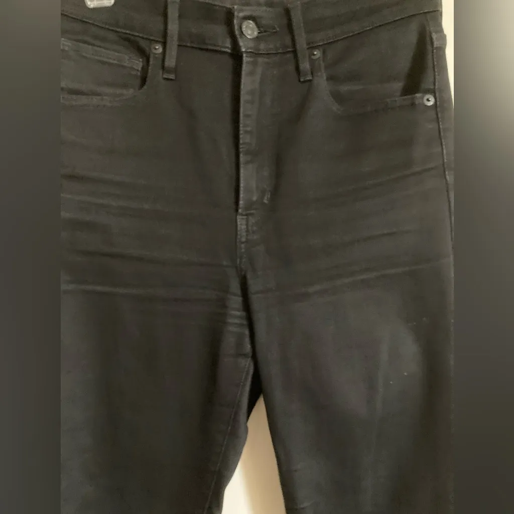 🌸Levi’s Black Mile High Super Skinny Black label & Tag Denim Jeans #Pk - Image 6