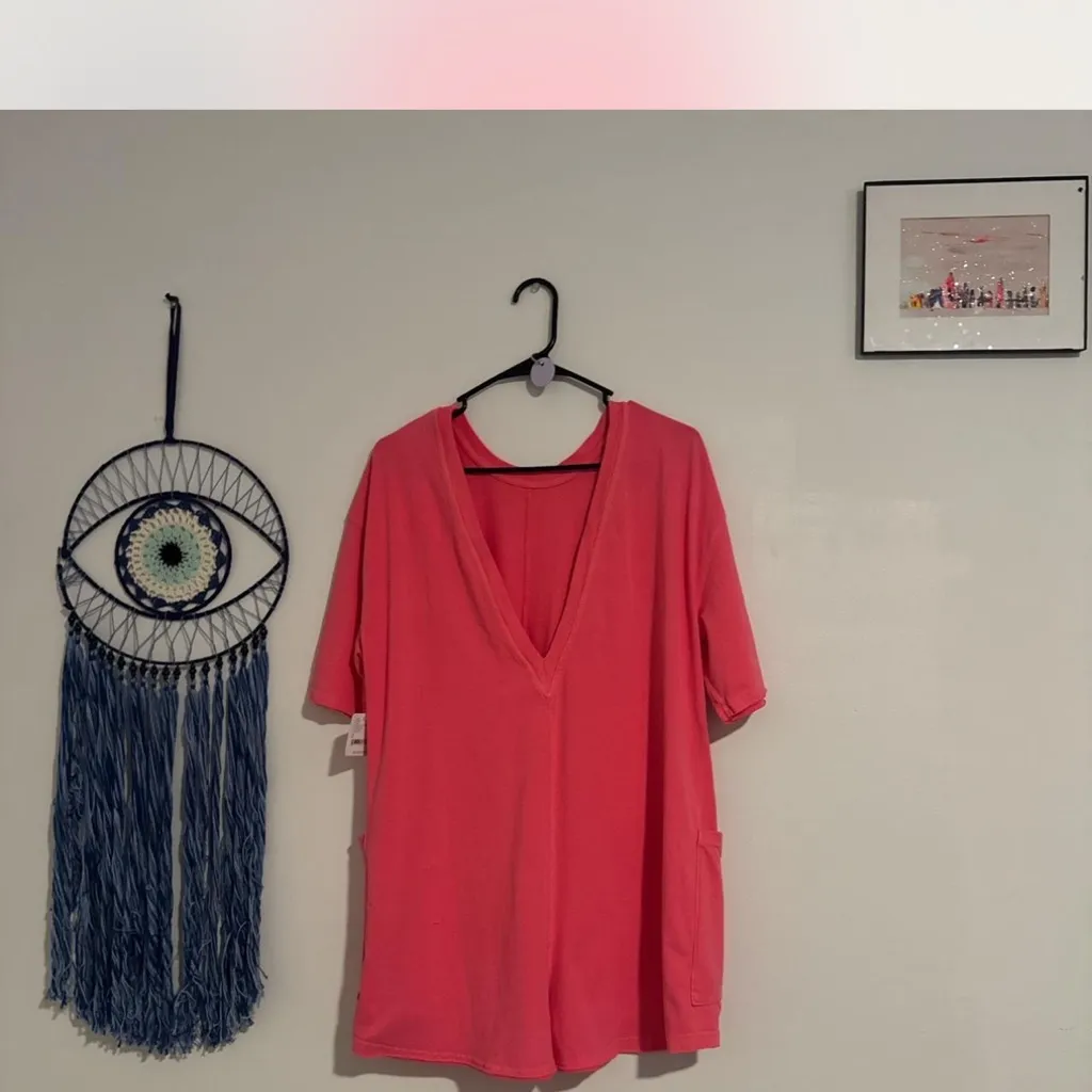 Free people hot shot romper NWT Pink Size XS - Image 2