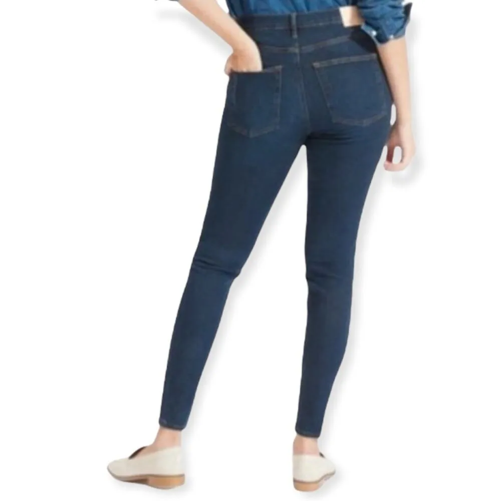 Everlane Jeans The High Rise Skinny Ankle Dark Wash Women's Size 32 - Image 2